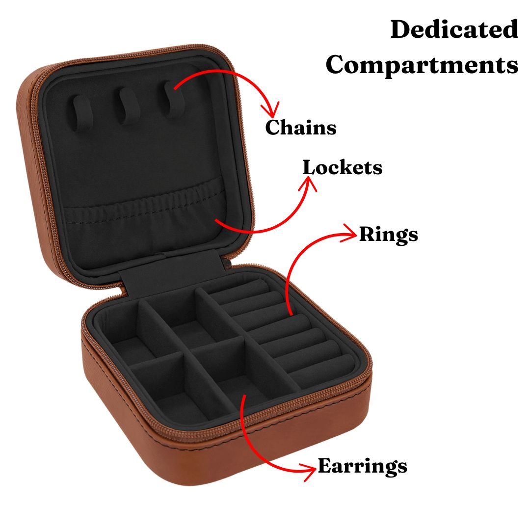 Personalized Travel Jewelry Box