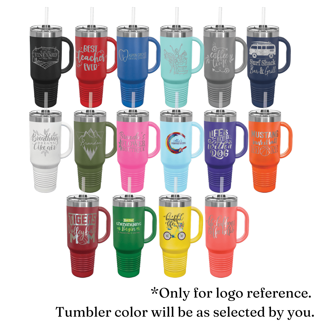 Polar Camel Personalized 40oz Tumbler With Handle