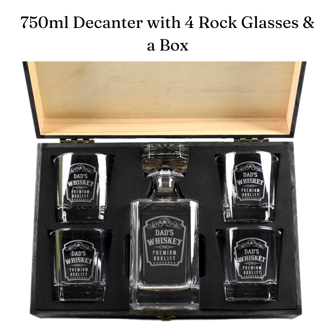 Personalized Whiskey Decanter
