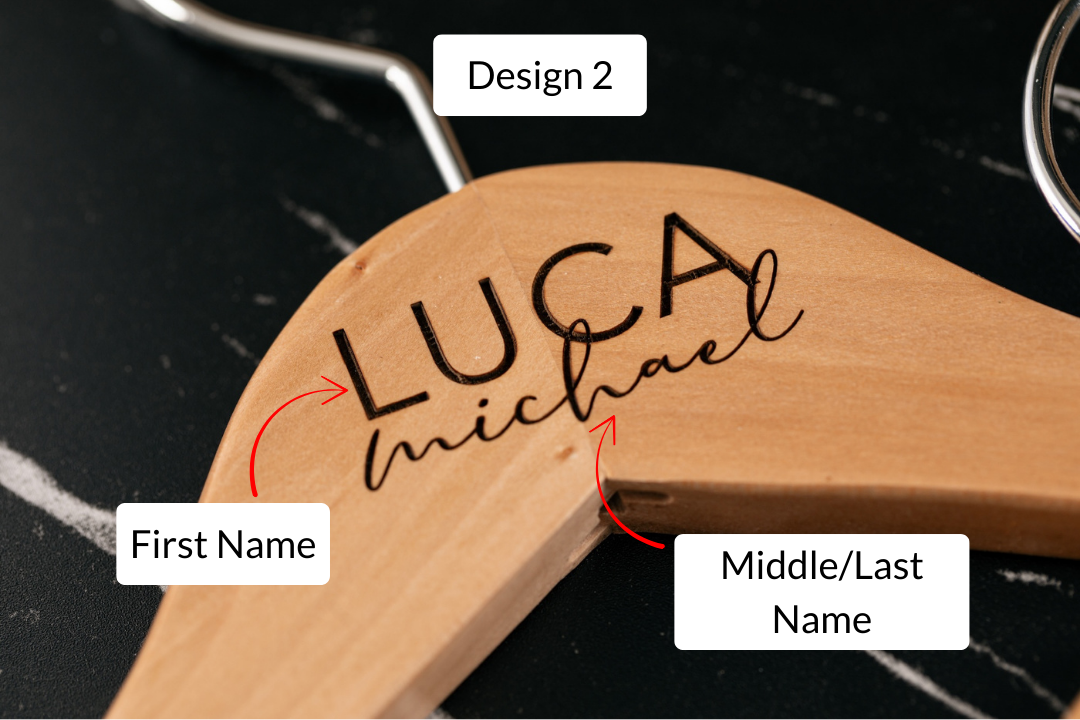 Personalized Youth Clothing Hanger
