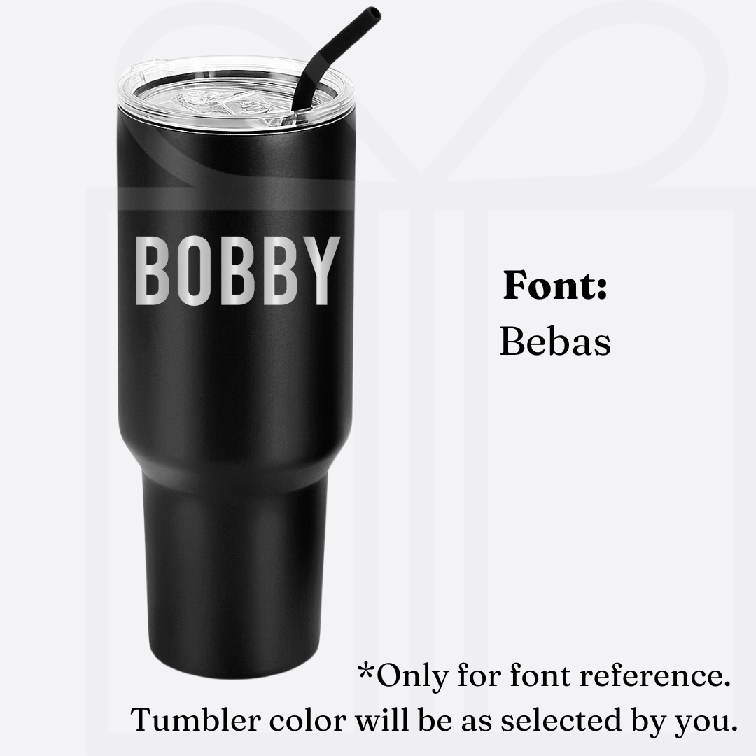 Personalized 40oz Tumbler Without Handle