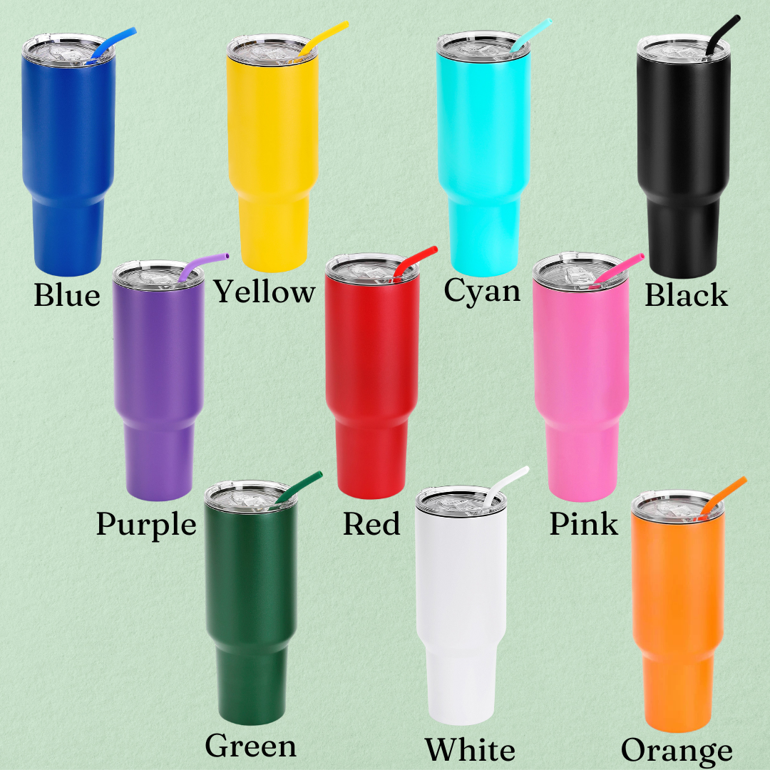 Personalized 40oz Tumbler Without Handle