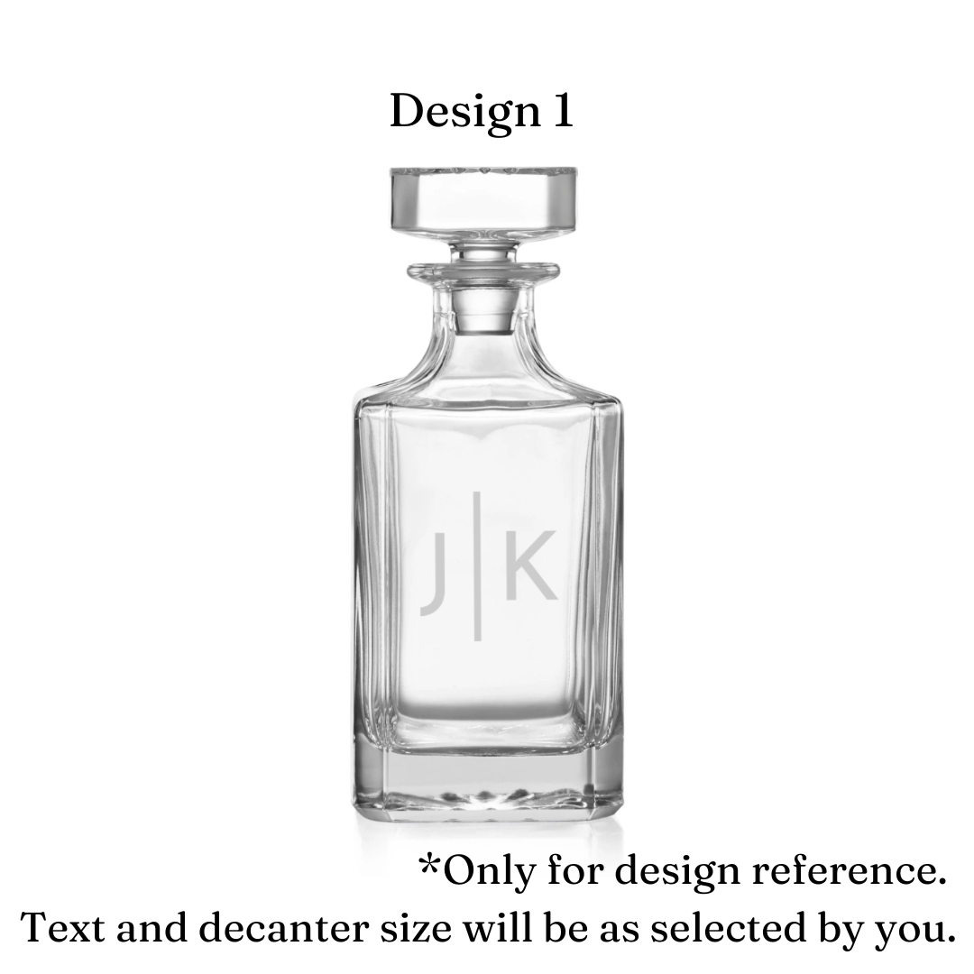 Personalized Whiskey Decanter
