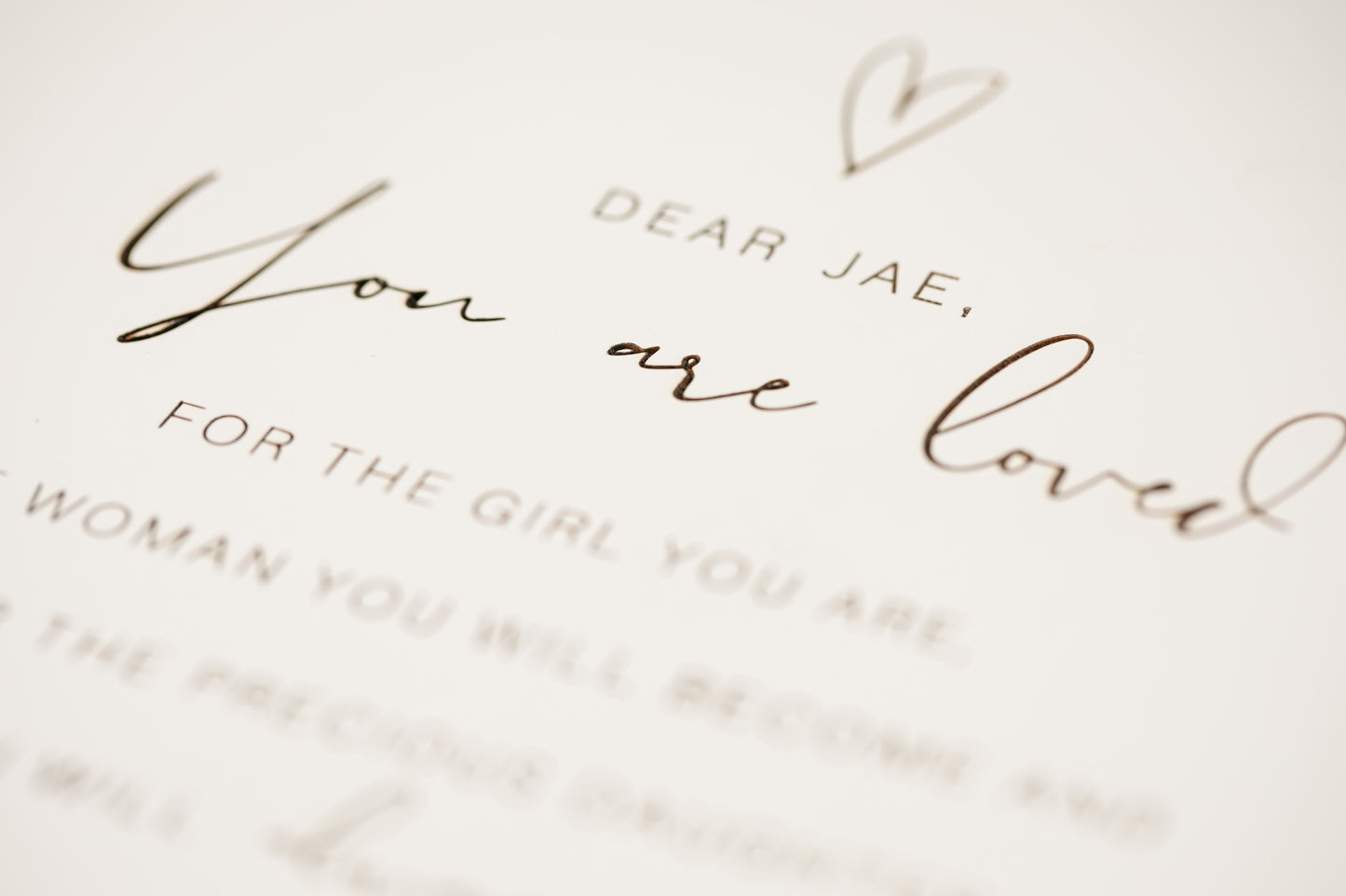 Dear Daughter Memory Box