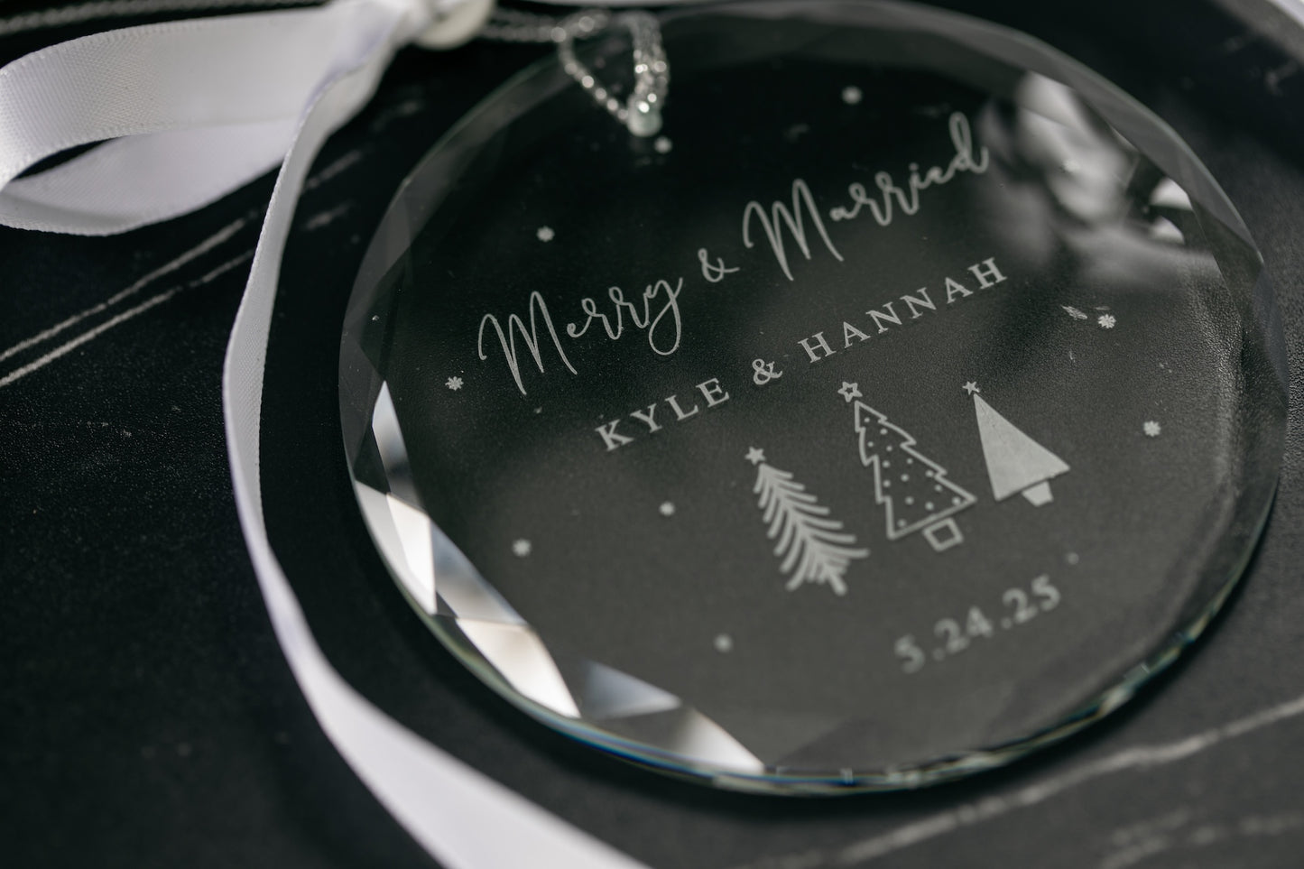 Merry and Married Ornament