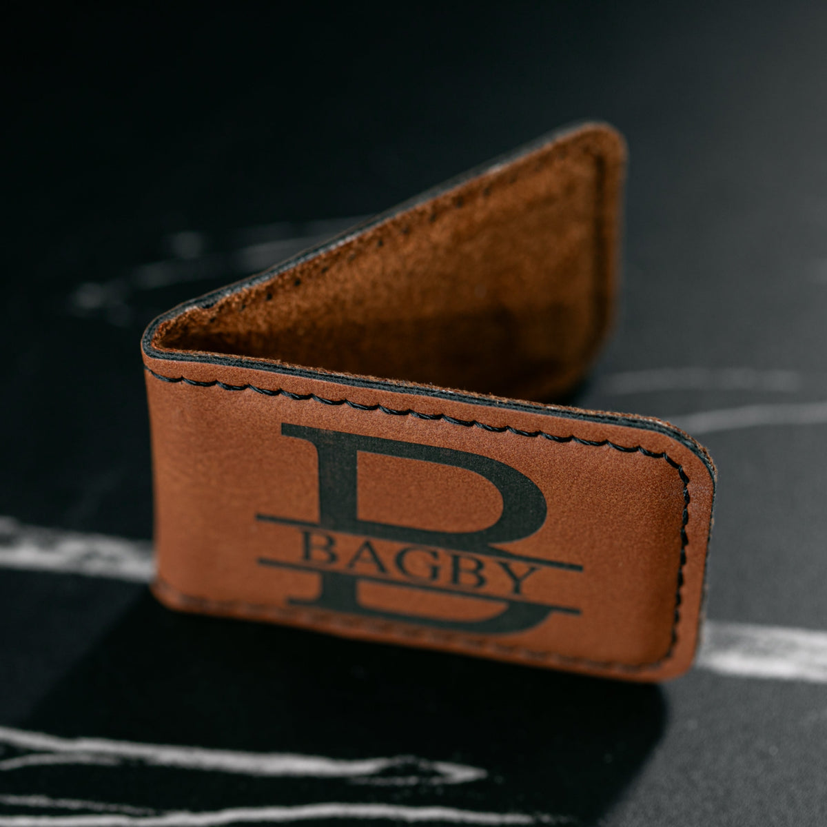 Leatherette Money Clip