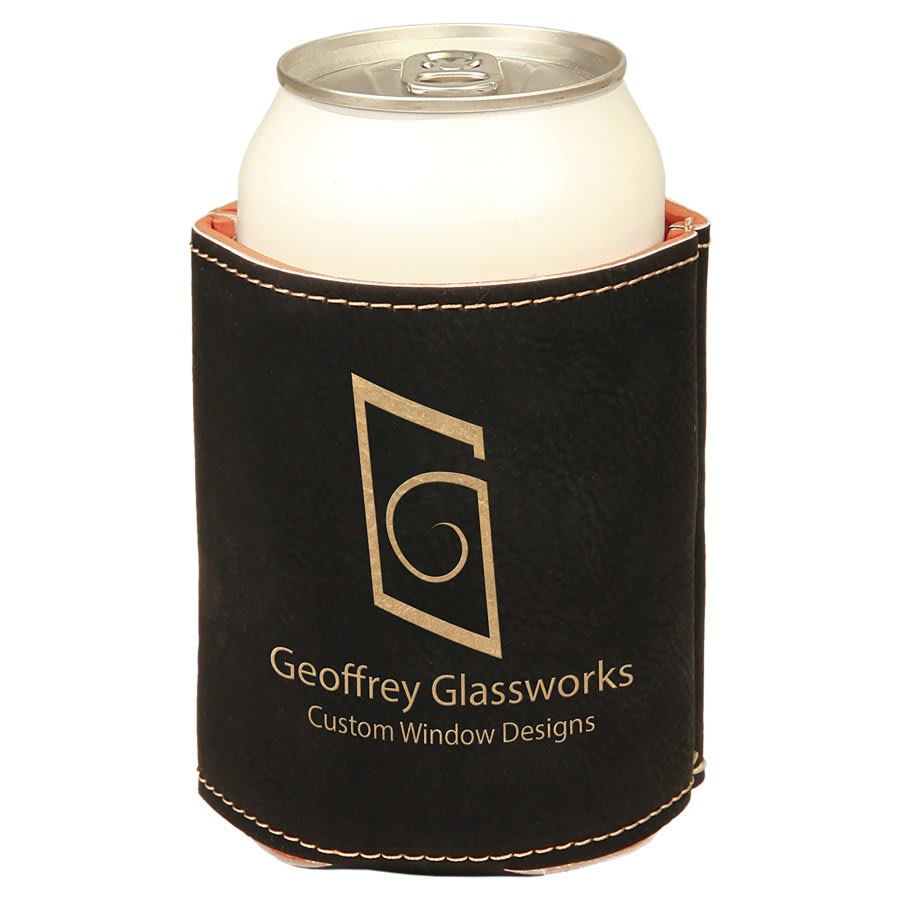 Personalized Leatherette Beverage Holder