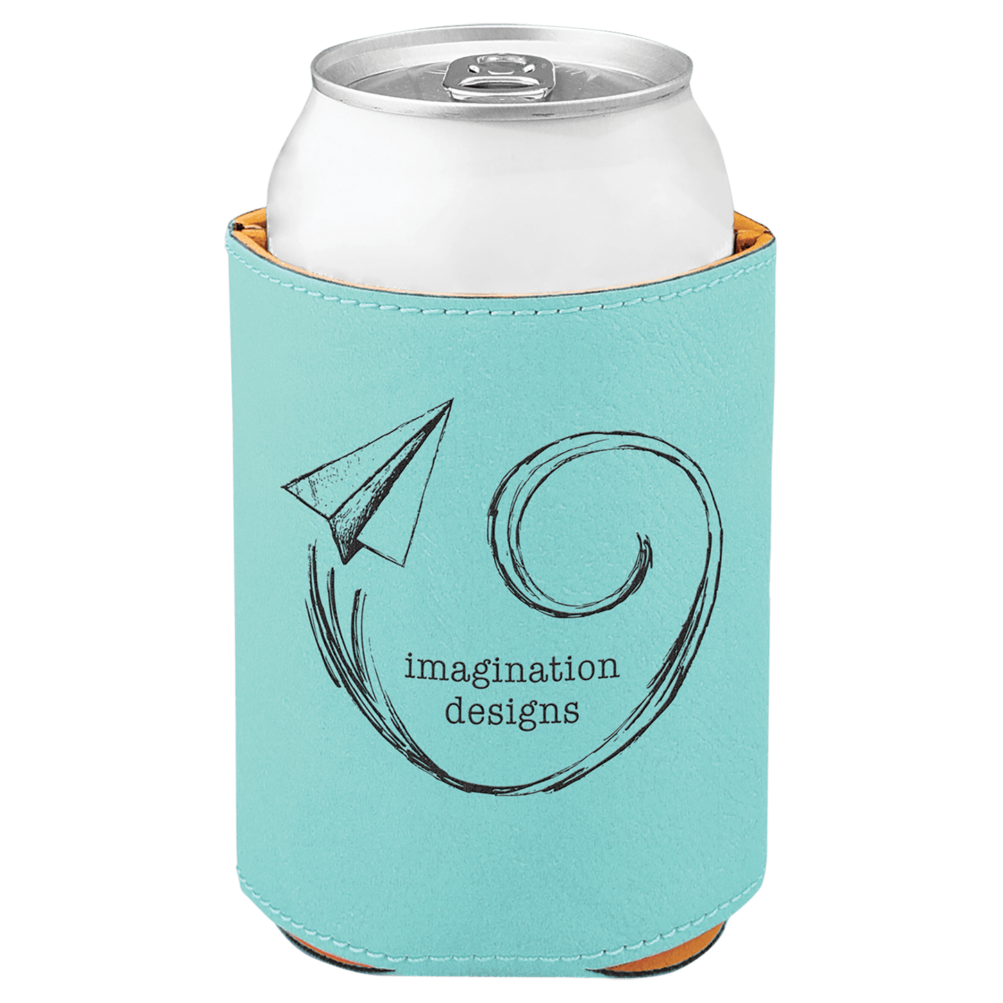 Personalized Leatherette Beverage Holder