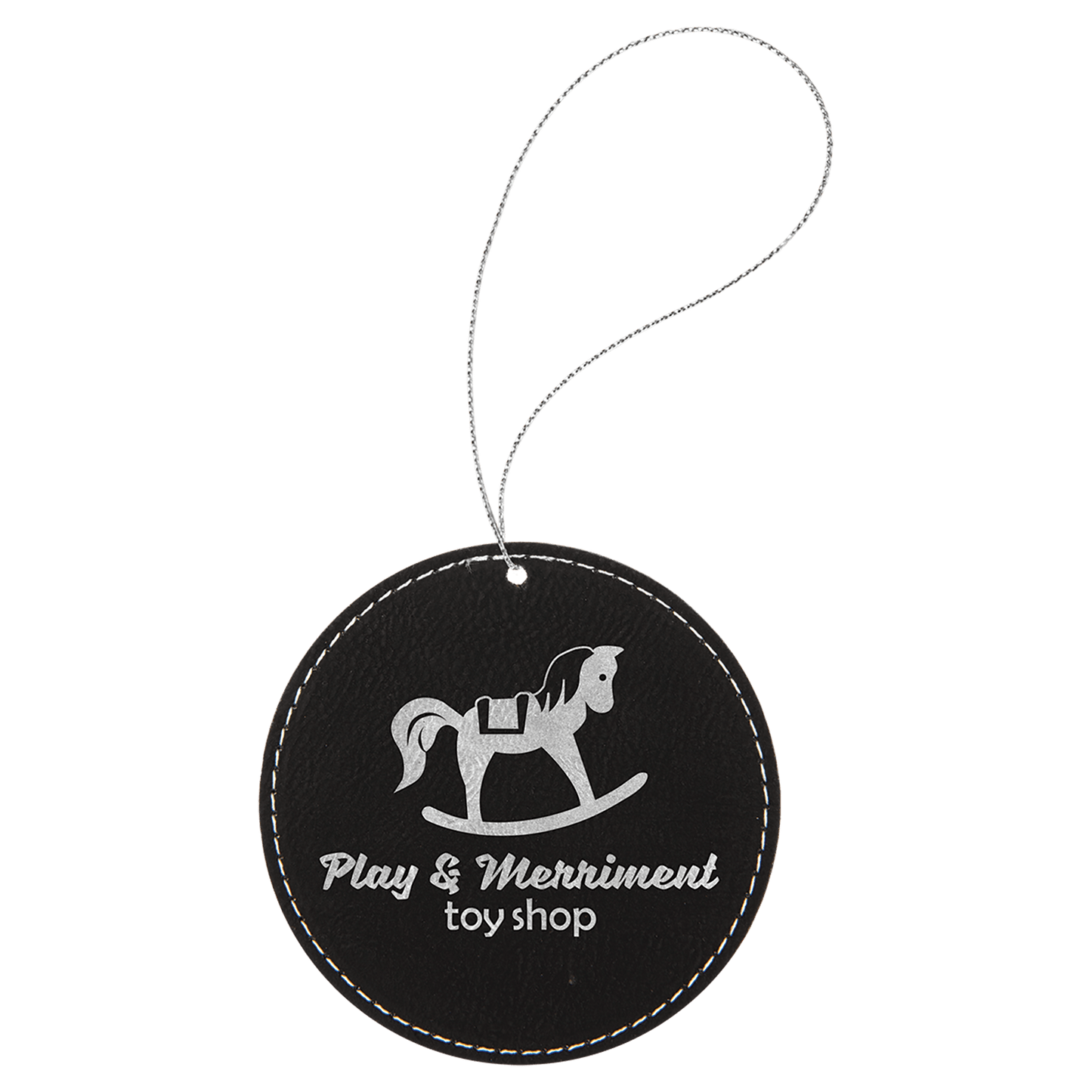 Blank Leatherette Ornaments