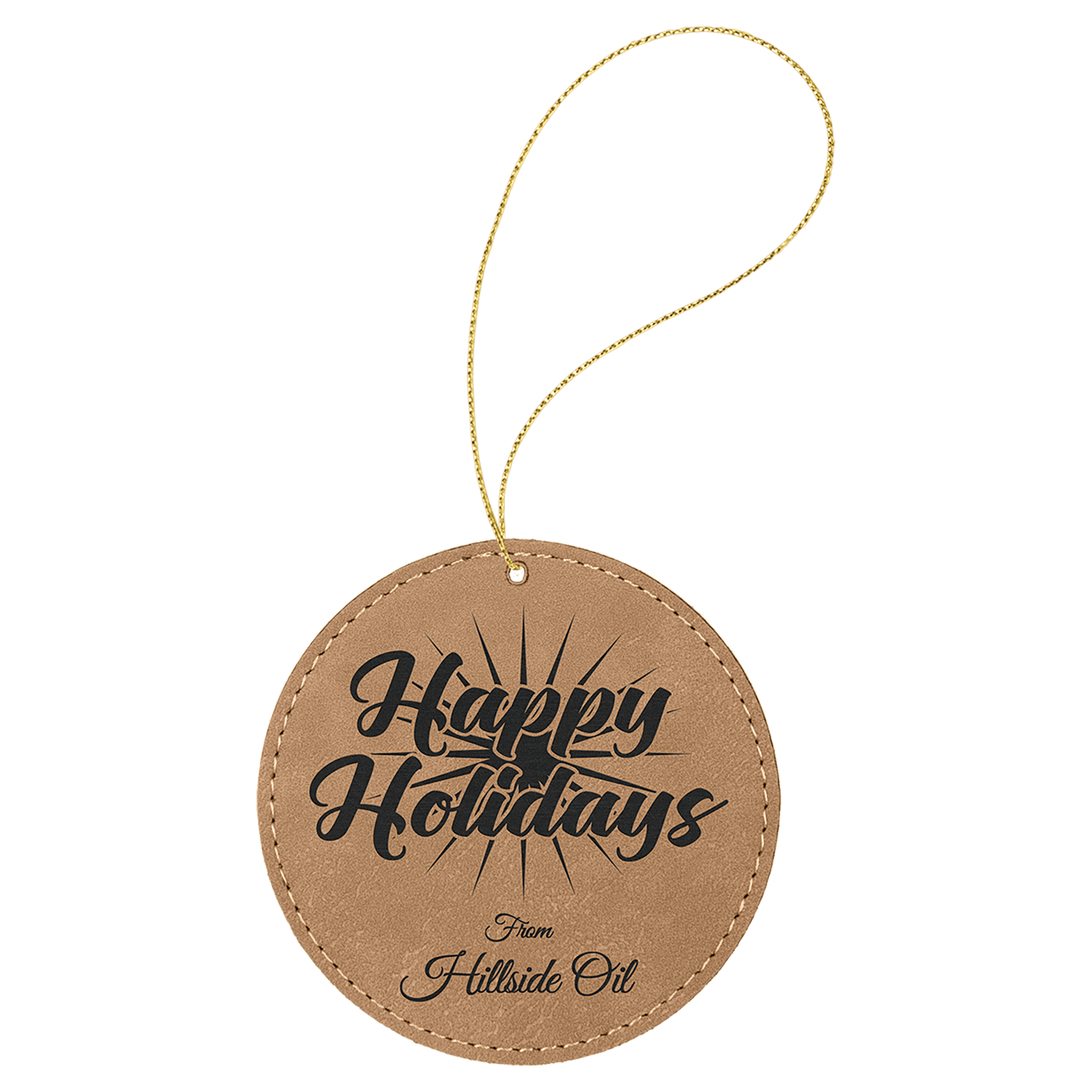 Blank Leatherette Ornaments