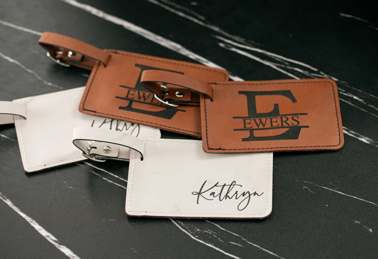 Personalized Leatherette Luggage Tags