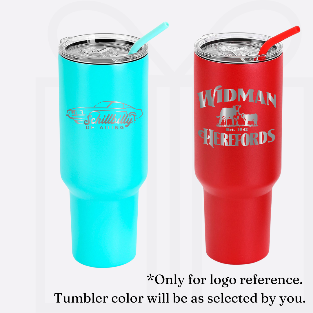 Personalized 40oz Tumbler Without Handle