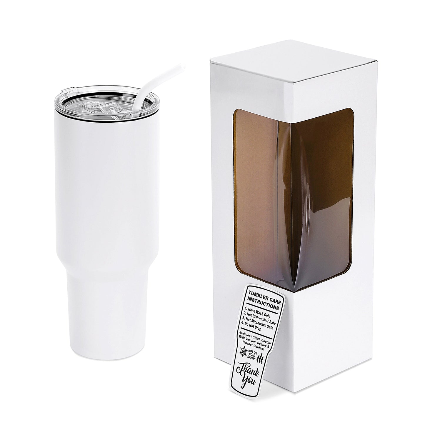 Personalized 40oz Tumbler Without Handle