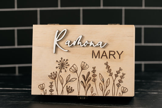 Floral Memory Box