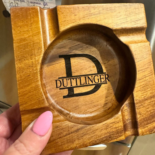 Custom Cigar Ash Tray