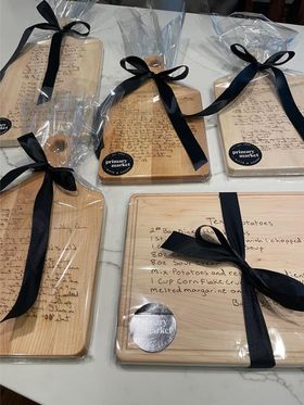 Handwritten recipe boards small