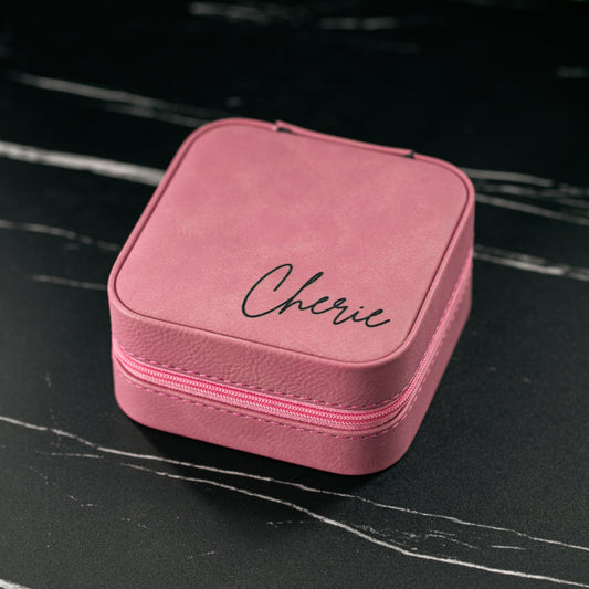 Personalized Travel Jewelry Box