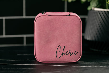 Personalized Travel Jewelry Box
