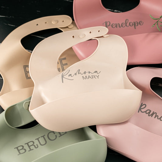 Personalized Silicone Bib
