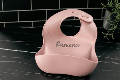 Personalized Silicone Bib
