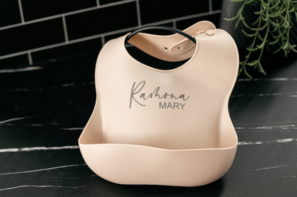 Personalized Silicone Bib