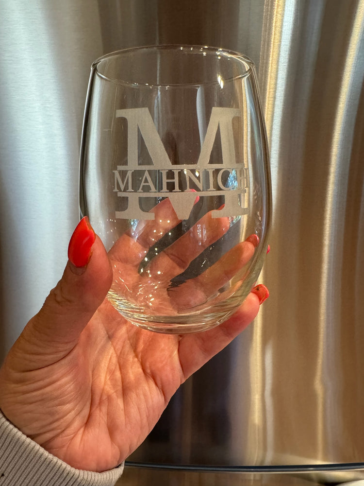 Personalized Wine Glass