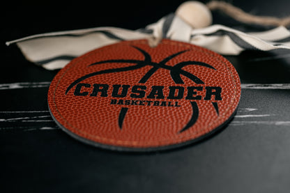 Basketball Leatherette Ornament