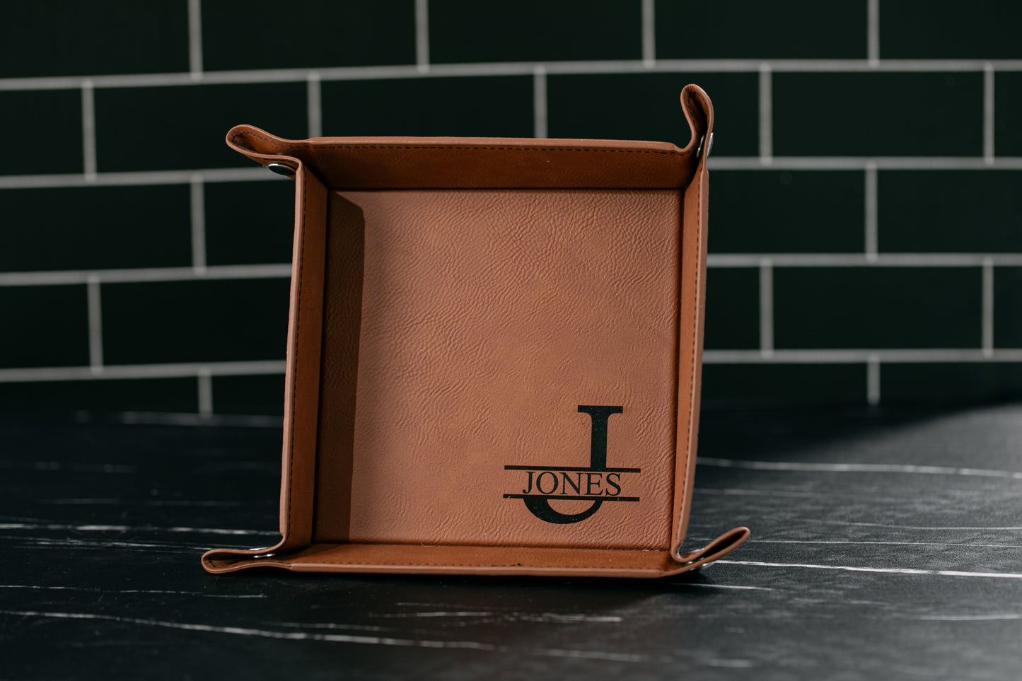 Leatherette Valet Tray