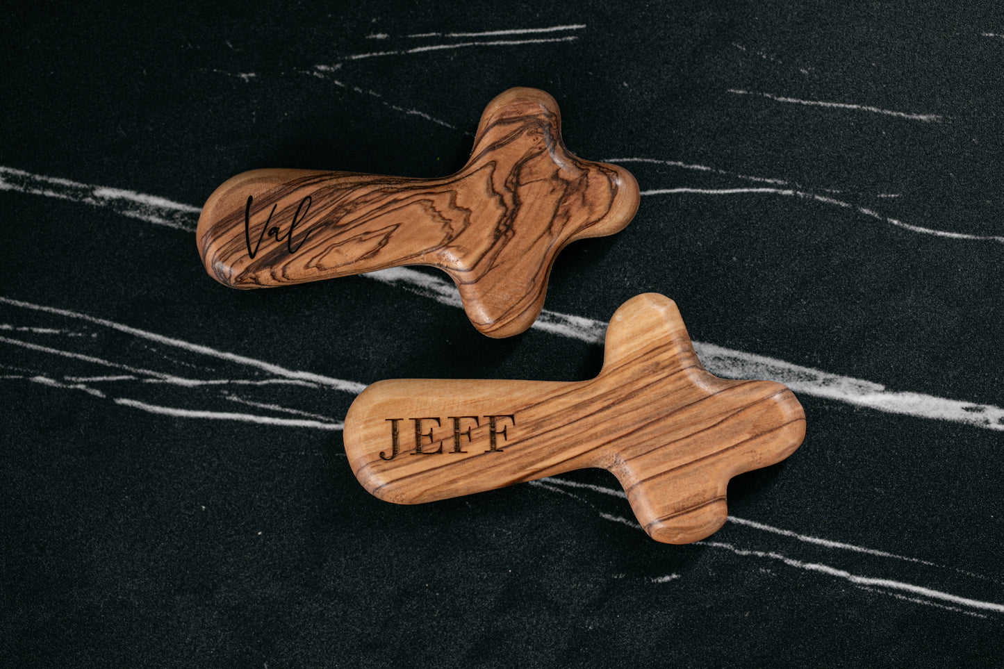 Olive Wood Palm Cross