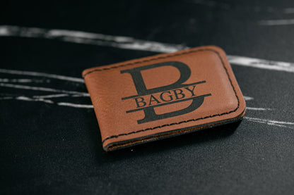 Leatherette Money Clip