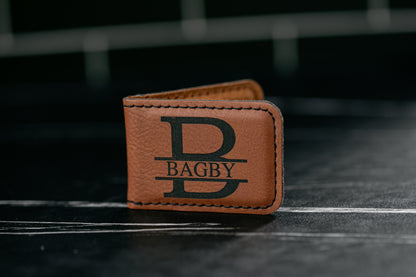 Leatherette Money Clip