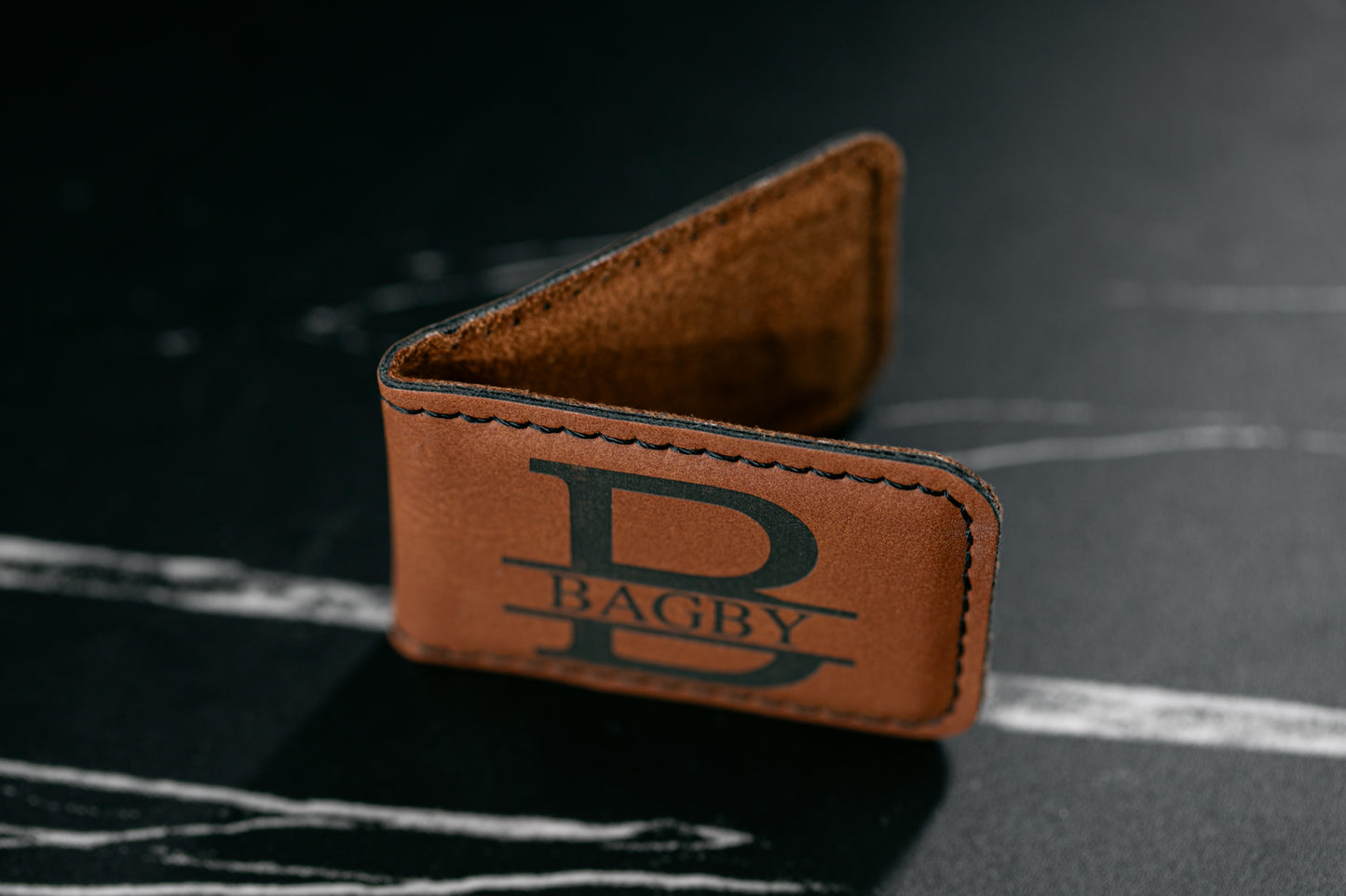 Leatherette Money Clip