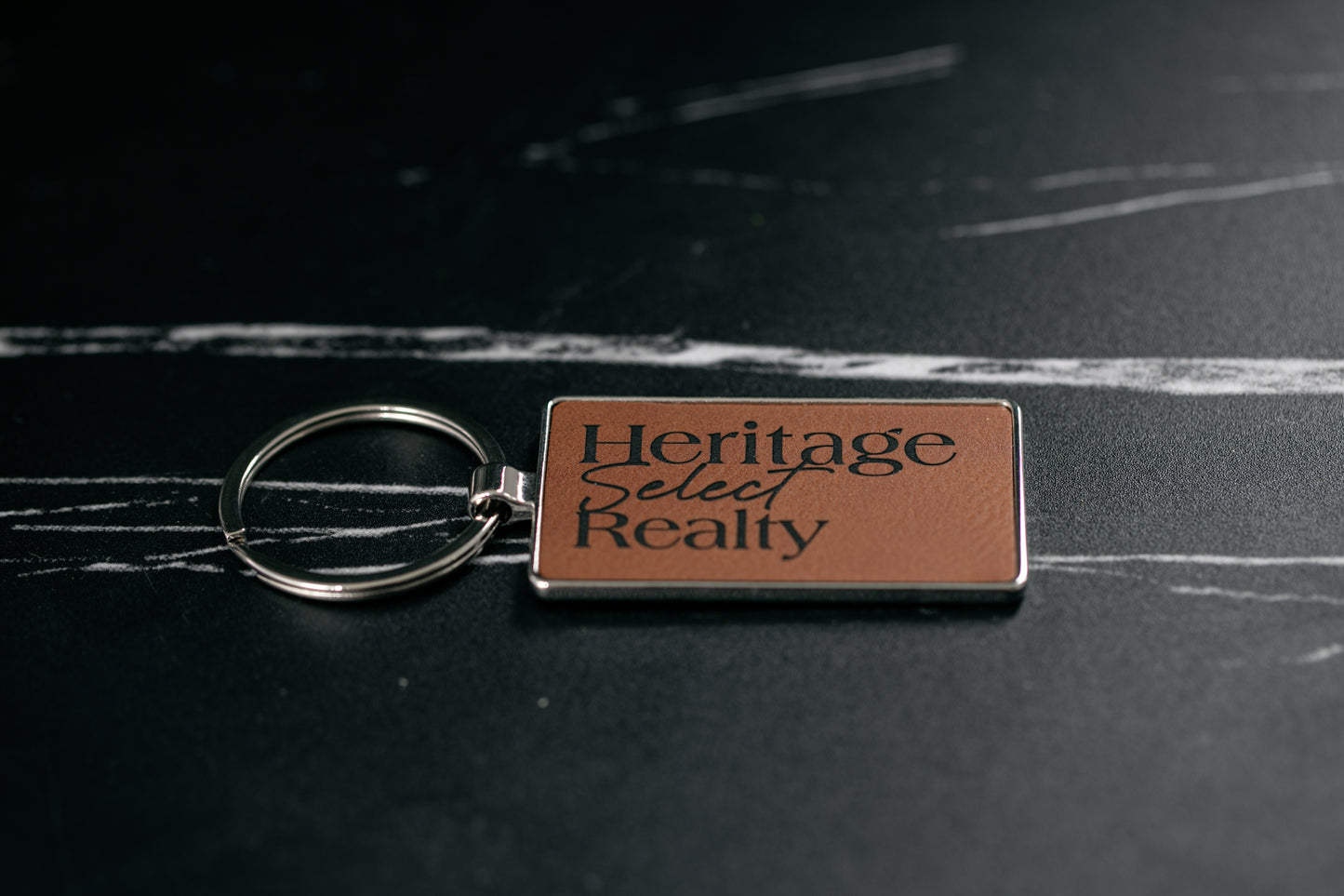 Leatherette Keychain