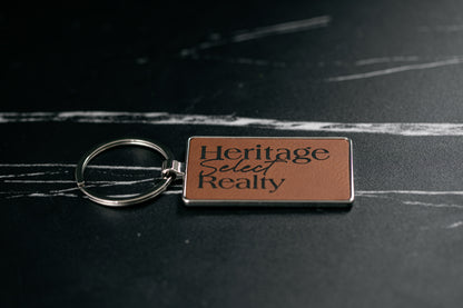 Leatherette Keychain