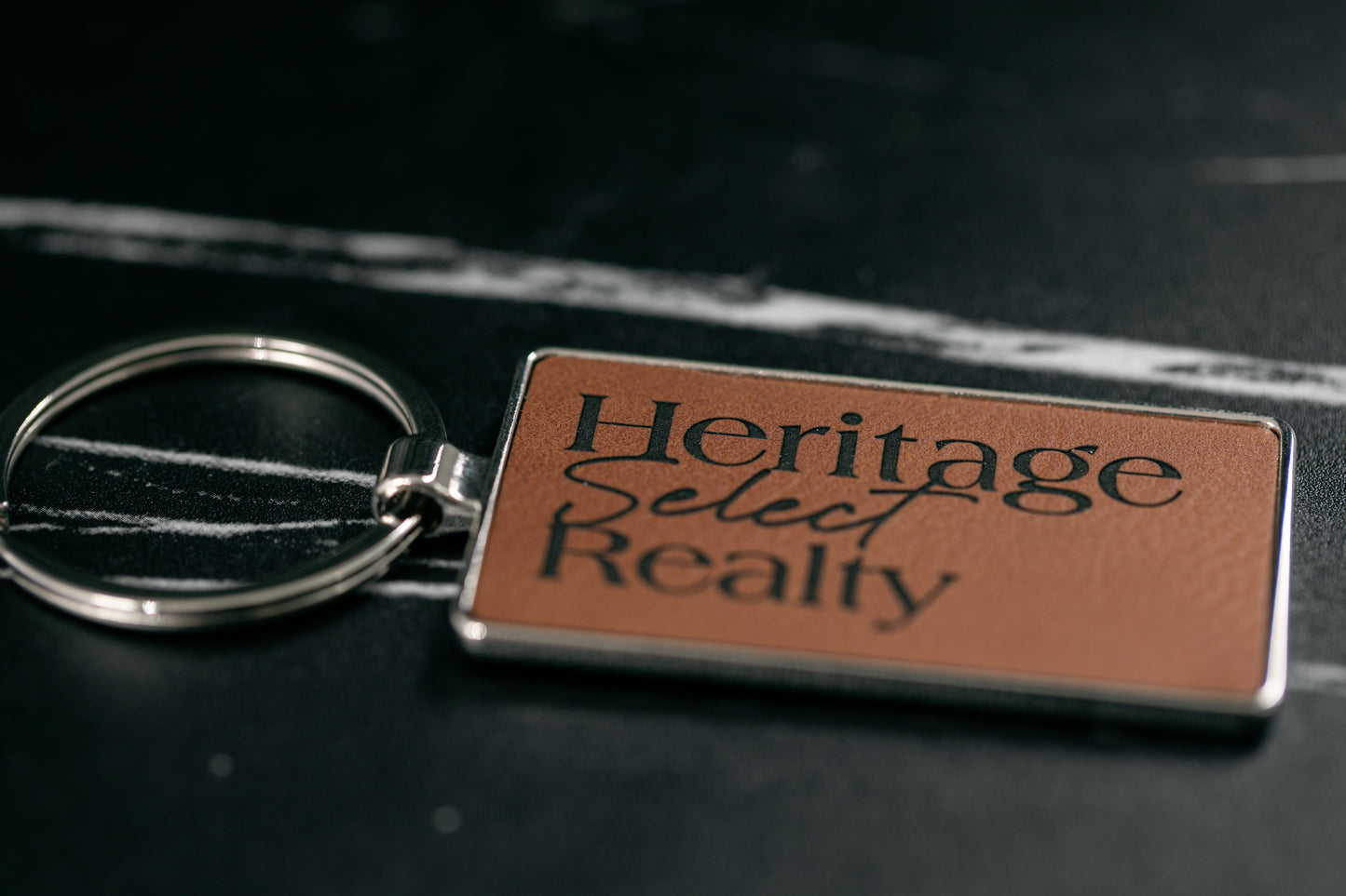 Leatherette Keychain