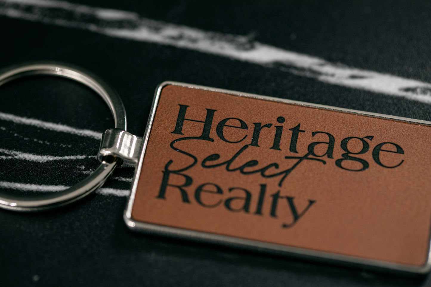 Leatherette Keychain