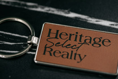 Leatherette Keychain