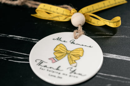 UV Printed Teacher Pencil Ornament