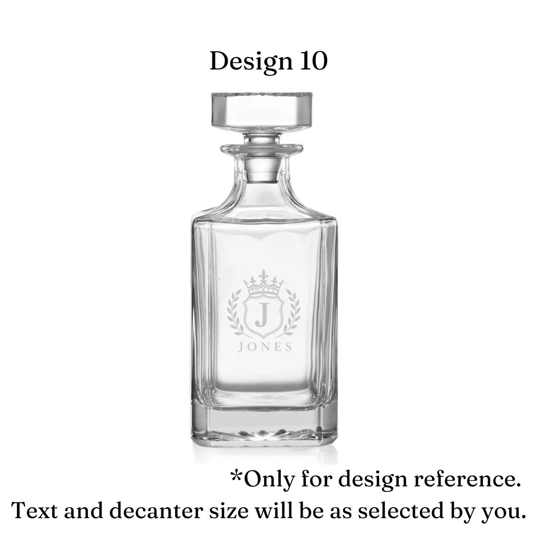 Personalized Whiskey Decanter
