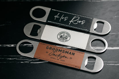 Leatherette Bottle opener