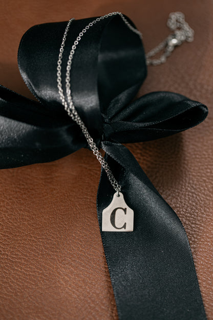 Cow Tag Necklace