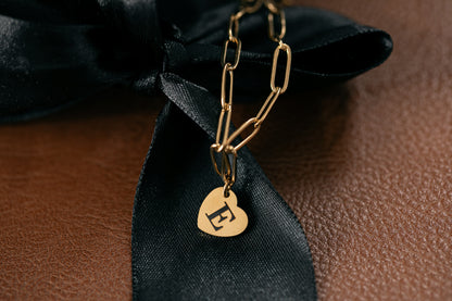 Paperclip Heart Bracelet