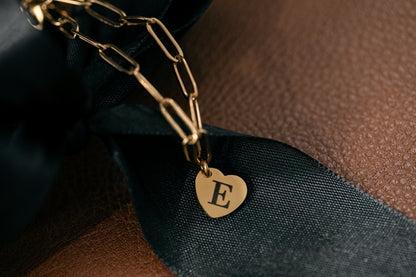 Paperclip Heart Bracelet