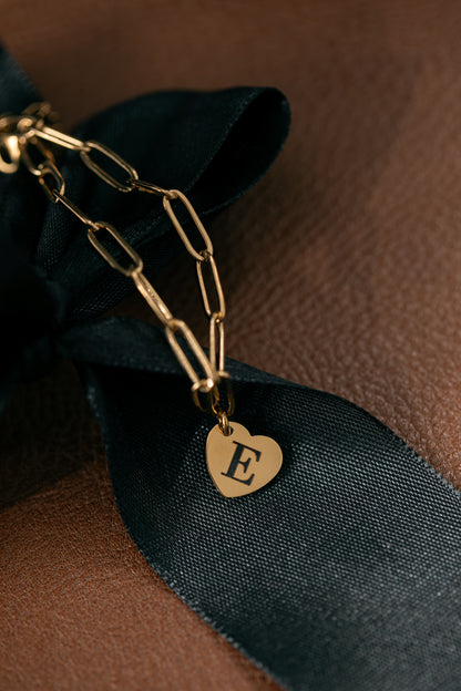 Paperclip Heart Bracelet