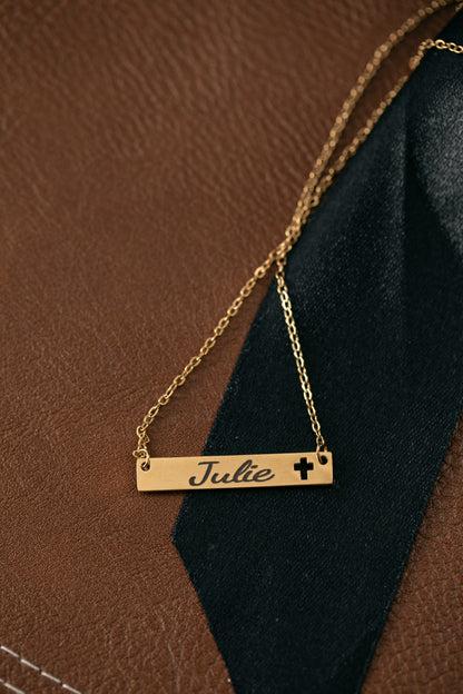 Cross Bar Necklace