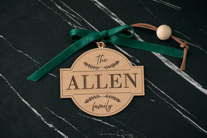 Family Name Ornament
