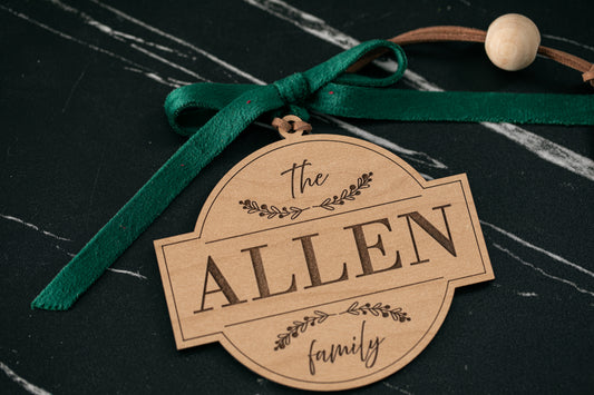 Family Name Ornament