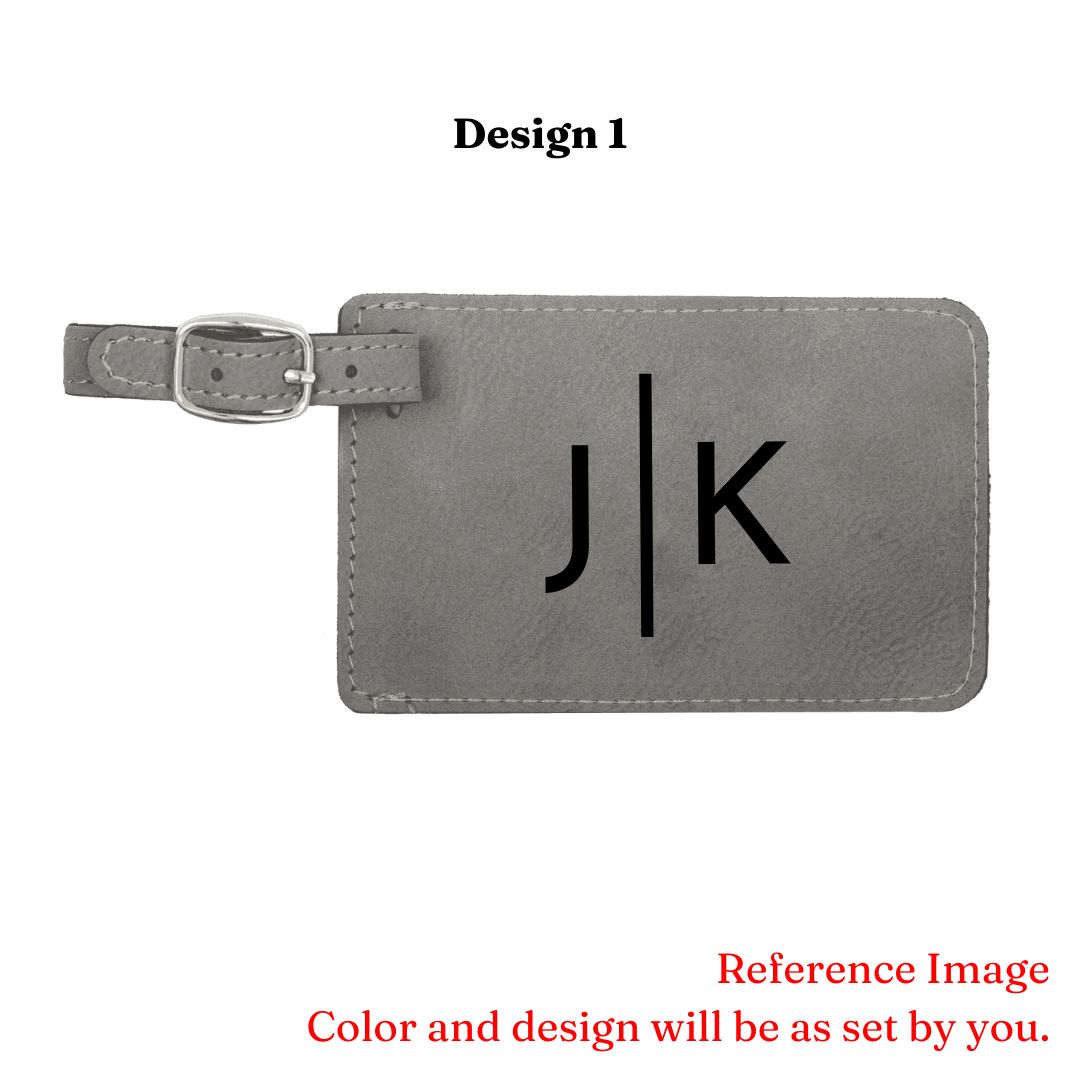 Personalized Leatherette Luggage Tags