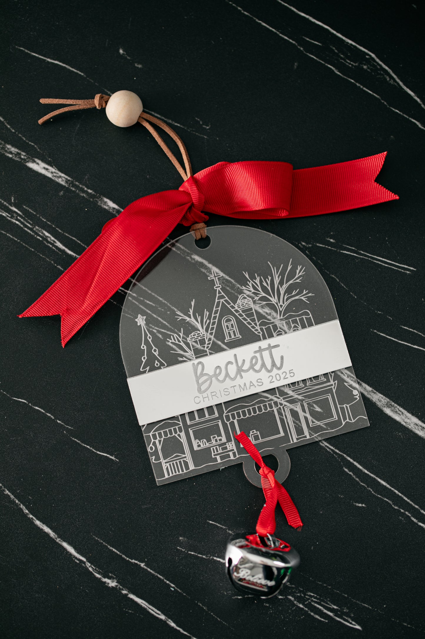 Acrylic Bell Christmas Ornament