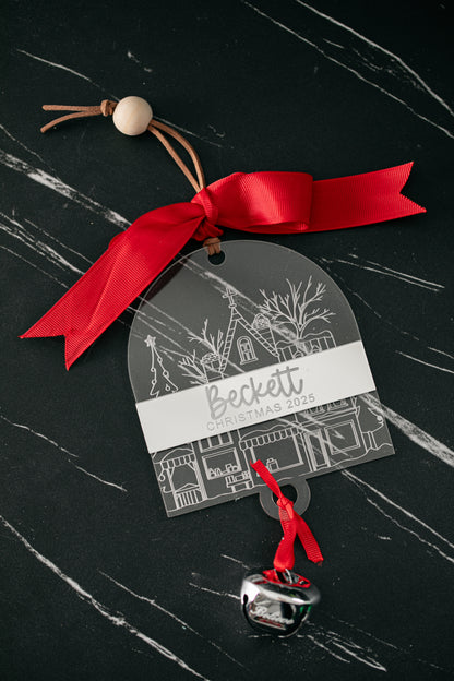 Acrylic Bell Christmas Ornament